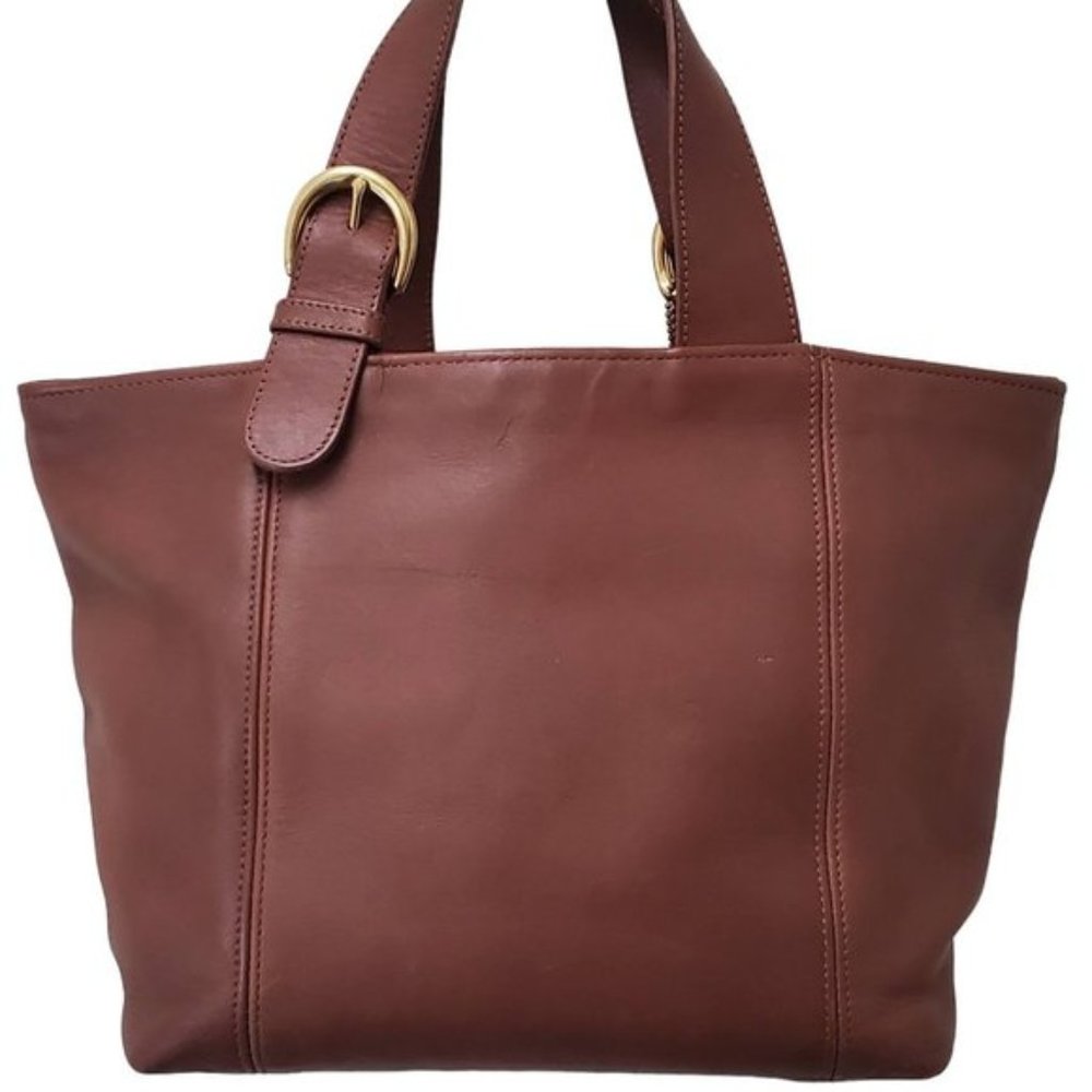 COACH VINTAGE Waverly Smooth Leather Satchel Tote